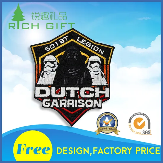 Large Supply Various High Quality Embroidered Patches Embroidery Badge