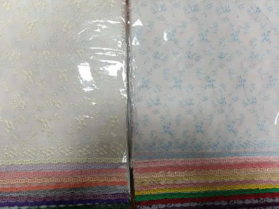 Embroidered Fabric Inventory on Sale, Cheap and in Stock - 005