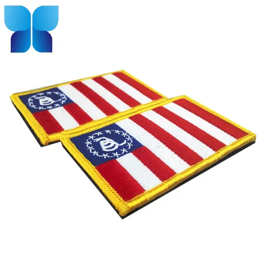 Eco-Friendly Sewing on Colorful Embroidary Patch for Garment