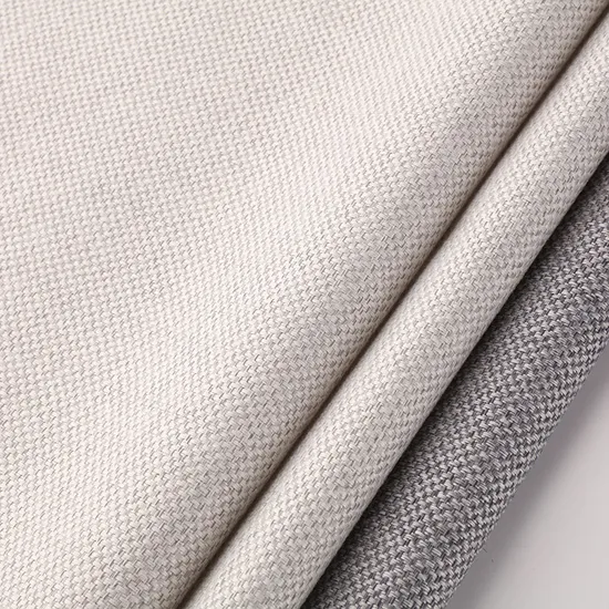 Linen Polyester Sofa Fabrics Plain Linen Fabric Upholstery Sofa Polyester Linen Fabric