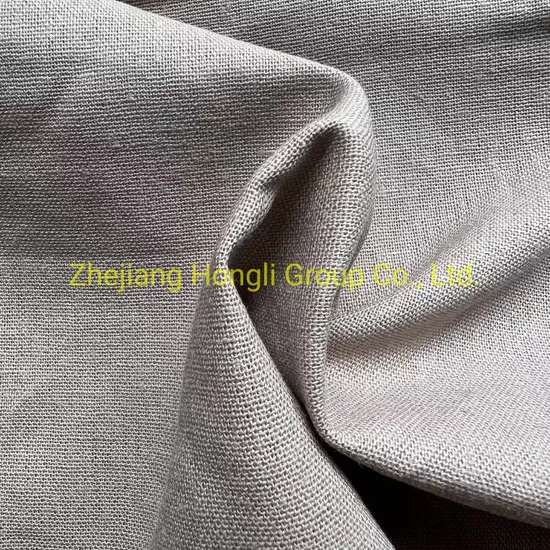 Factory 10s*10s 55%Linen 45%Viscose Woven 195GSM Fabric for Garment