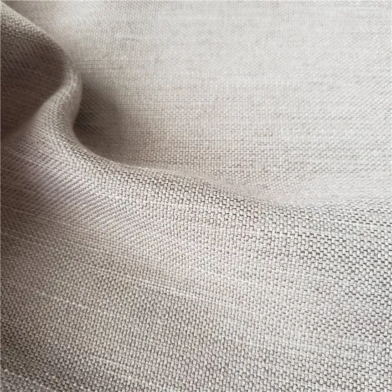 Wholesale Bamboo Imitated Linen Fabric Polyester Sofa Fabric