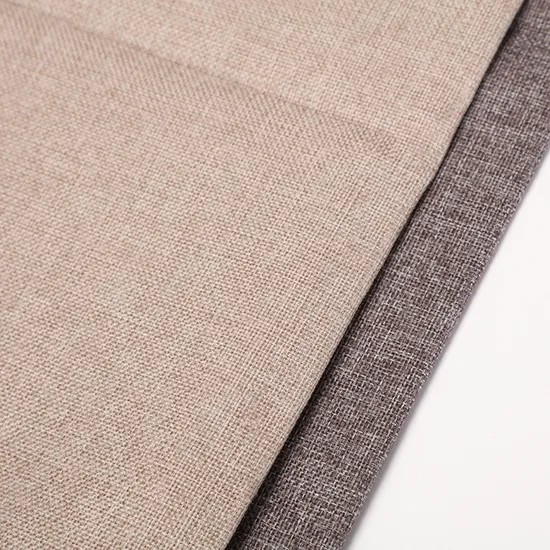 Solid Linen Sofa Furniture Fabric Material for Sewing Sofa Cover Curtain Tablecloths Durable Polyester Fabric