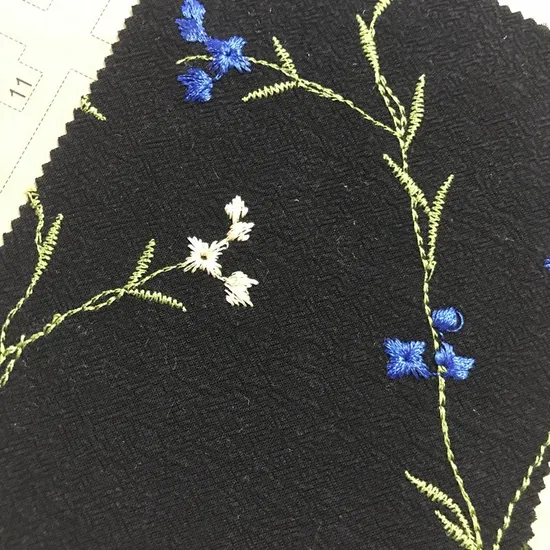 Embroidered Viscose Linen Fabric, Embroidery Linen Dress, Viscose Linen