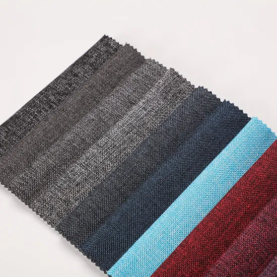 Furniture Fabric Linen Fabric Upholstery Fabric Stock for Sofa