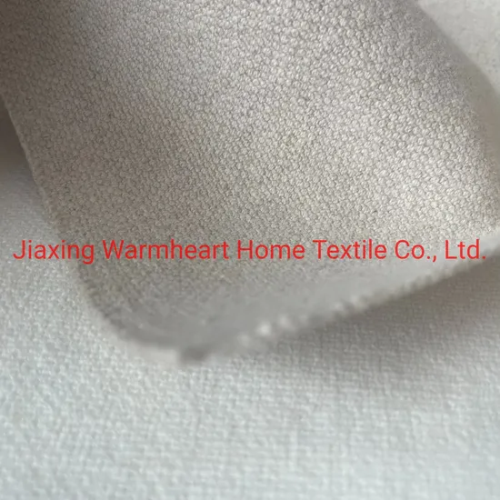 Linen and Cotton Blended Sofa Fabric Upholstery Cloth Decorative Material for Cushion Furniture Couch in Stock
