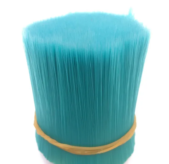 PBT Pet Polyester Aquamarine Round Solid Tapered Bristle Filament for Paint Brush