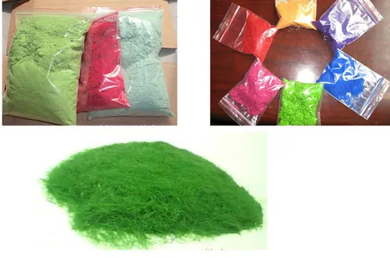 Flock Powder Glued Workpieces Flocking Silk Printing Flocking