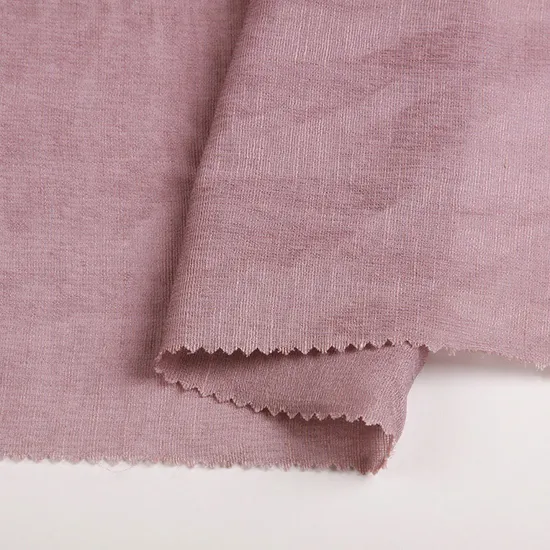 Linen Rayon Dyed Woven Slub Fabric for Dress Skirt Shirt
