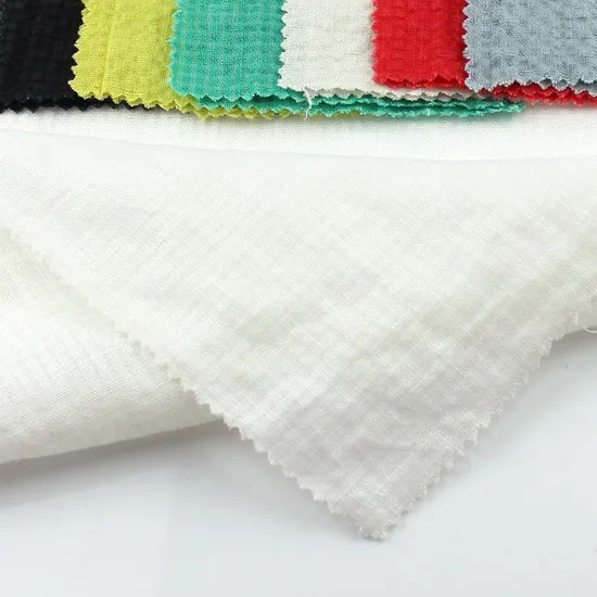 51/52" 190GSM Dobby Check Linen Rayon Fabric for Suit
