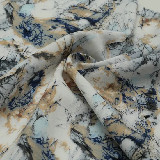 High Quality Rayon Printed Woven Fabric