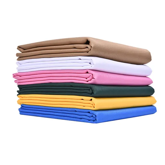 High Quality Brushed & Shine Twill Plain Woven Fabric for Workwear Uniform Gabardine Minimatt Fabric