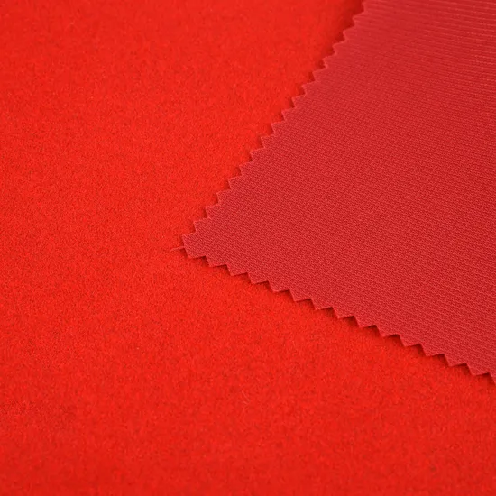 100 Polyester Warp Knitted Velvet Flock Fabric for Box