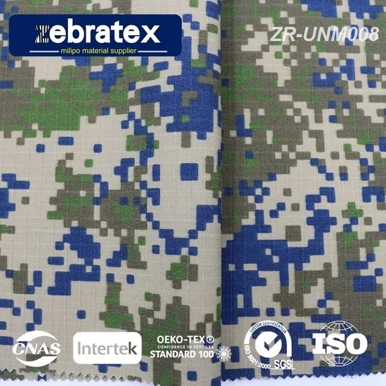 Army Woodland Digital Camouflage Fabric for Military Woodland Area