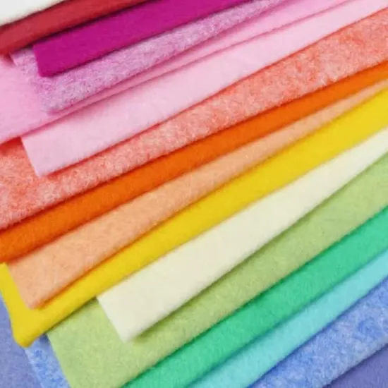 Polyester Felt Colorful 1mm/2mm/3mm/4mm/5mm Non Woven Fabric Acrylic Felt for Handwork