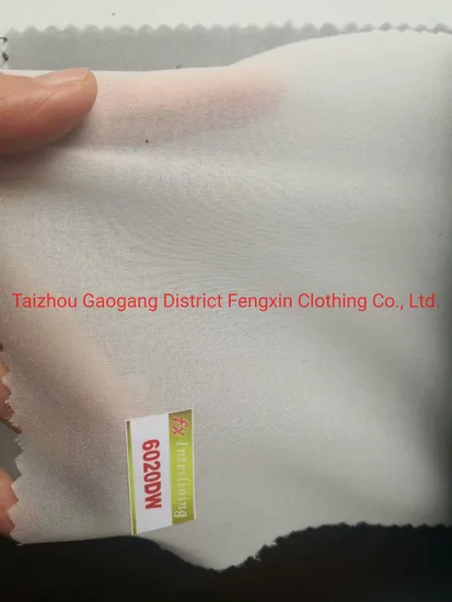 High Quqlity Tricot Knitted Fusible Interlining