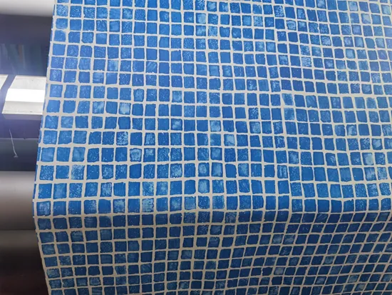 New 0.80mm 1.2mm 1.5mm 2.0mm Blue 1050GSM 2700GSM PVC Tarpaullin Fabric Swim Pool Liner Factory