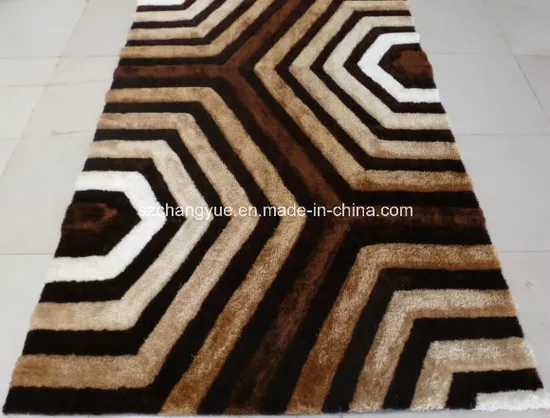 High Quality Polyester Modern Shaggy Rugs with 3D Effects