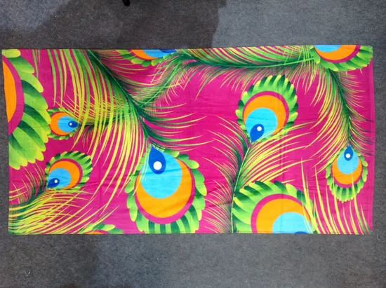 2022 New Microfiber Printed Leopard Beach Towel Summer Custom Soft Towel