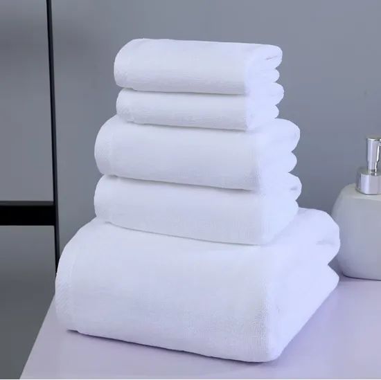 Cotton White Hotel Hand Terry Face Hotel Bath Towel 100% Cotton for Hotel Top Cotton Hotel Bath Towel Set Shower Towel Set