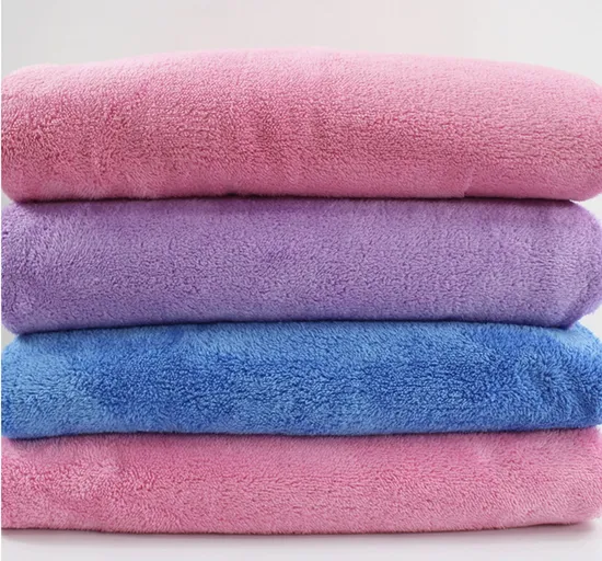 Wholesale 40X80cm Coral Flannel Towel Microfiber Face Towel