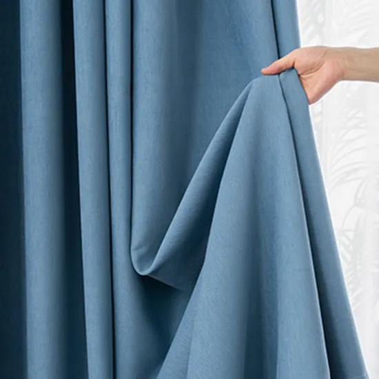 Factory Wholesale Solid Color Hotel Window Blackout Curtains