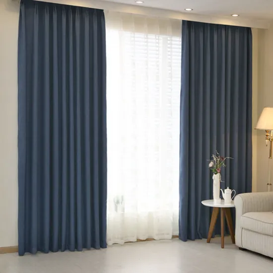 Foshan and Guangzhou Polyester Fabric Bed Room Linen Curtain Fabric Home and Hotel 100% Blackout Curtains