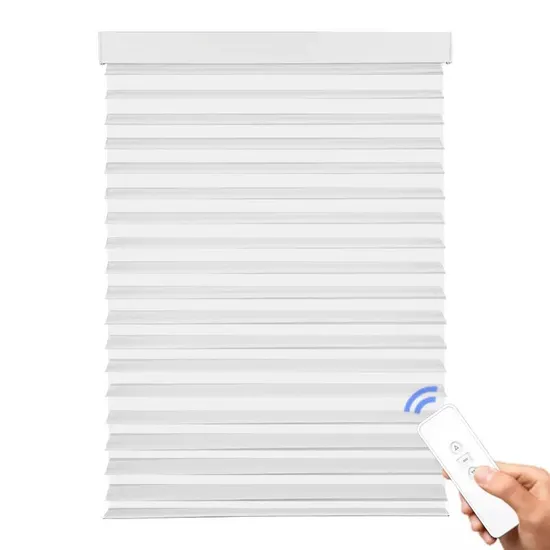 Electric WiFi Decorative Home Remote Control Day Night Blackout Shangri-La Blinds