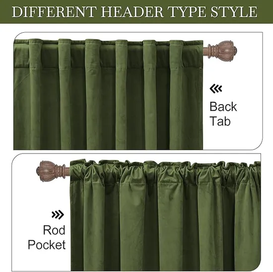 Curtain Fabric Wholesale Retro Light Luxury Modern High-Grade Lake Green Velvet Curtain for The Living Room Bedroom Can Be Customized Products