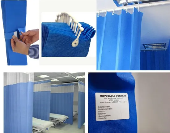Factory Wholesale Medical Cubicle Curtain Disposable Hospital Curtain