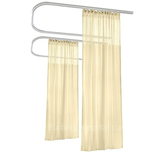Pleated Style Environmental Protection Clinic Hospital Bed Screen Curtain