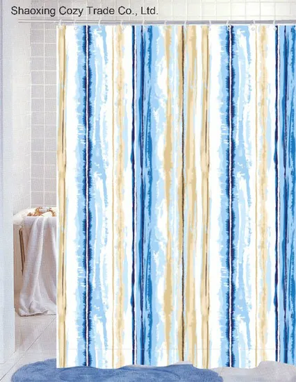 Tree Printed Fabric Polyester Shower Curtain