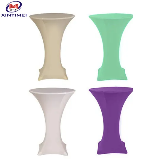 Colorful Table Cover, Lycra Table Cover, Spandex Cocktail Table Cover
