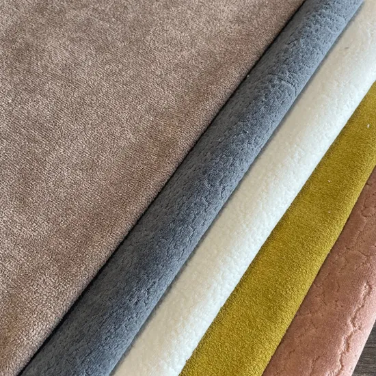 Competitive Cut Velvet New Arrival Jacquard Velvet Sofa Furniture Fabric Upholstery Cloth Decorative Material