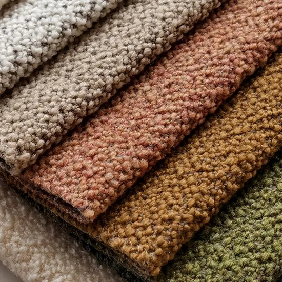 Upholstery Luxury Fabric Furniture Sofa Polyester Wool Mixed Fabric
