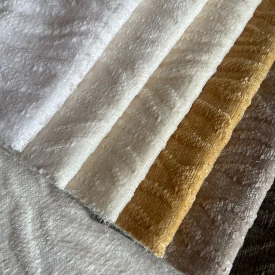 Polyester Woven Jacquard Chenille Furniture Fabric Sofa Material Upholstery Cloth