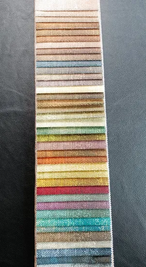 Good Quality 100% Polyester Bonded Linen Looks Sofa Fabric