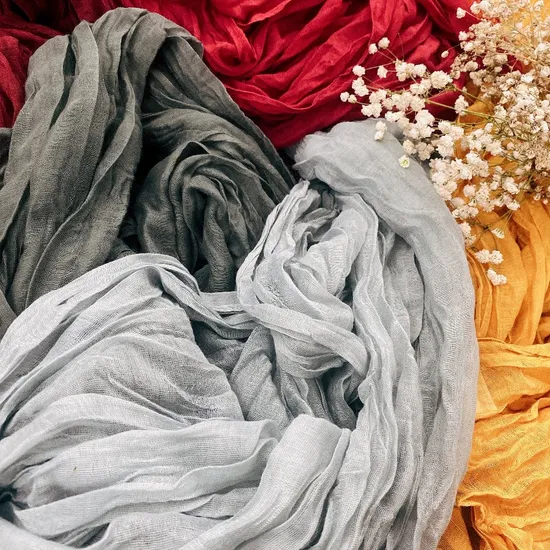 Gauze Rustic Cheesecloth Table Runner Wedding Party
