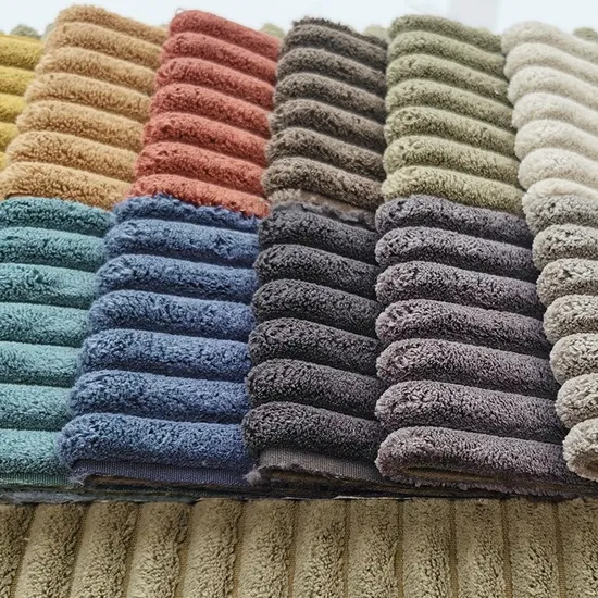 Furniture Car Upholstery Stripe Corduroy Fabric Velvet Upholstery Sofa Fabric