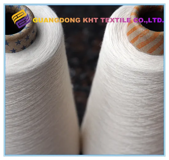 80s Combed Compact Mixed 50% Long Staple Cotton Yarn for Weaving T-Shirt