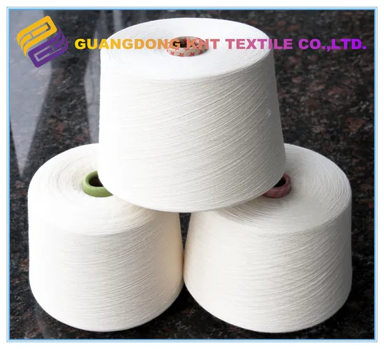 40s Organic Cotton with Bamboo Fiber Yarn 65/35 for Knitting Weaving Yarn 1
