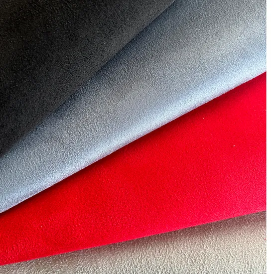Sponge Composite Suede Automotive Interior Headliner Cover Lining Imitation Leather Fabrics for Car