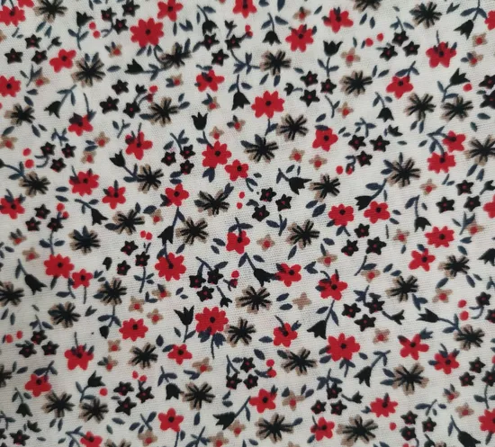 Fashion 100 Cotton Woven Poplin Design Printed Fabric for Home Textile