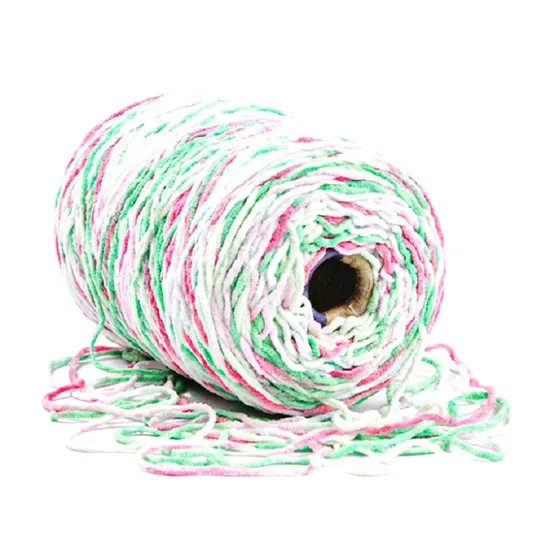 Kingeagle Popular Colorful 100% Polyesters Super Chunky Fancy Chenille Yarn for Knitting