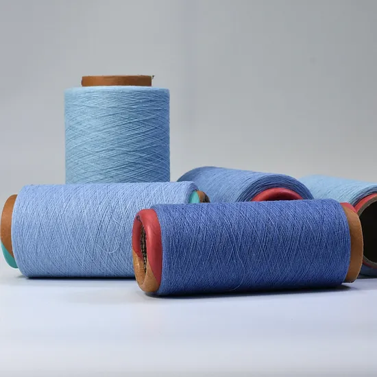 Colorful Hot Selling Versatile Use Regenerated Yarn Cotton Polyester Open Ended Yarn Ne1-Ne32 Cotton/Polyester 80/20, 70/30, 65/35, 50/50, 35/65 for Denim