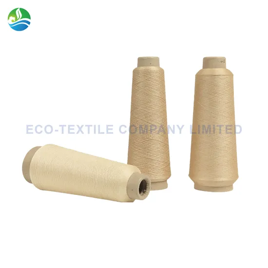 Eco Textile 100% Super Grade Natural Shiny Tussah Silk Yarn for Machine Knitting