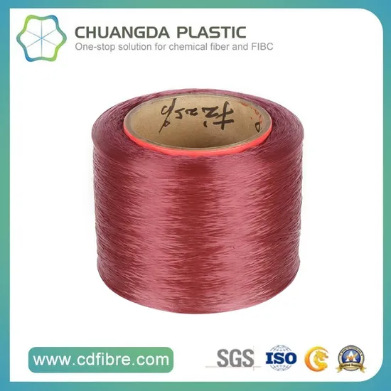 800d-1200d Color PP Yarn/Polypropylene FDY Yarn for Weaving Belt UV Protected
