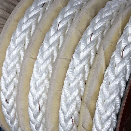 Polyester Polypropylene 12-Strand Reduced Recoil Rope for Ship