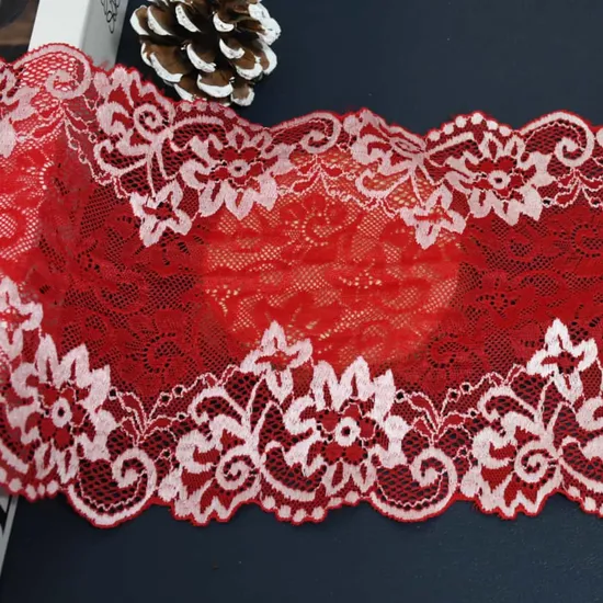 High-Quality Two-Tone Guipure Lace Trim for Formal Gown Necklines