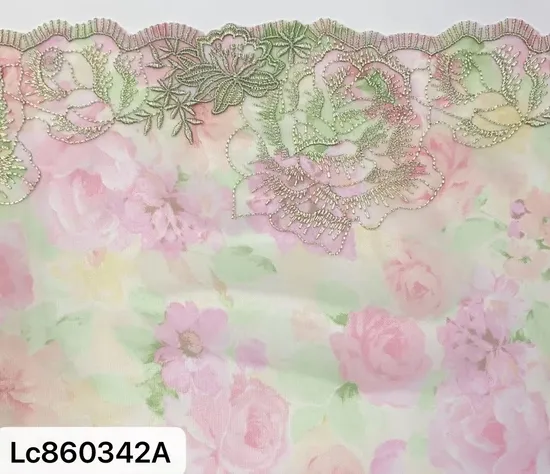 Exquisite Printed Embroidered Lace, Used for Making and Home Decoration